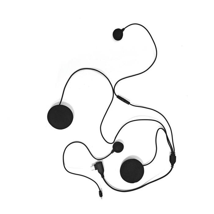 Untuk C2 Motor Helm Bluetooth Headset Pengganti Speaker Soft Mic Klip belakang Set - Soft Mic