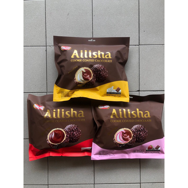 

Mr. Sif Ailisha Cookie Coated Chocolate 250g