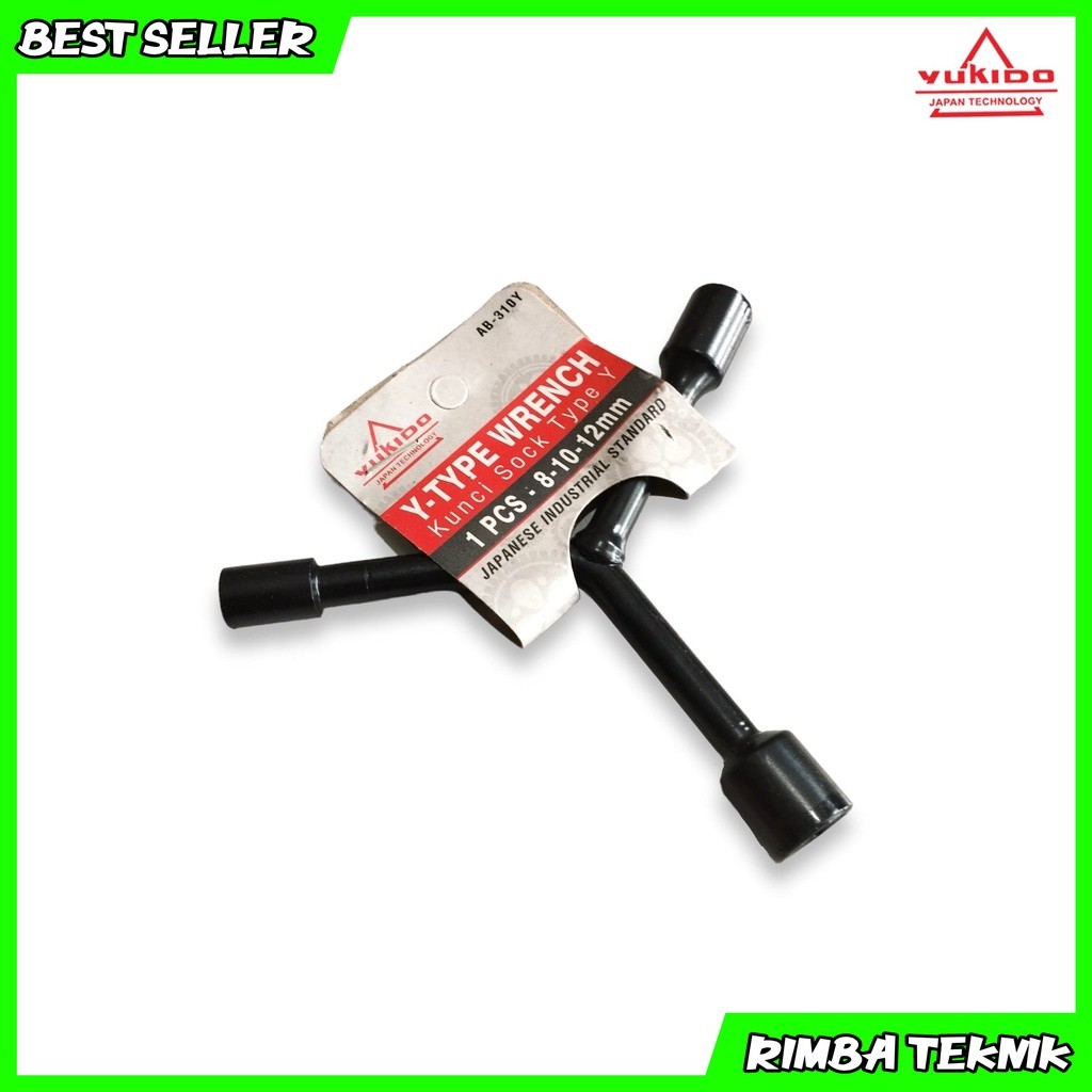 [BERGARANSI] Harga Promo YUKIDO Kunci Sock Y Pendek 08-10-12 mm Socket Y 6 PT Berkualitas Paling Dic