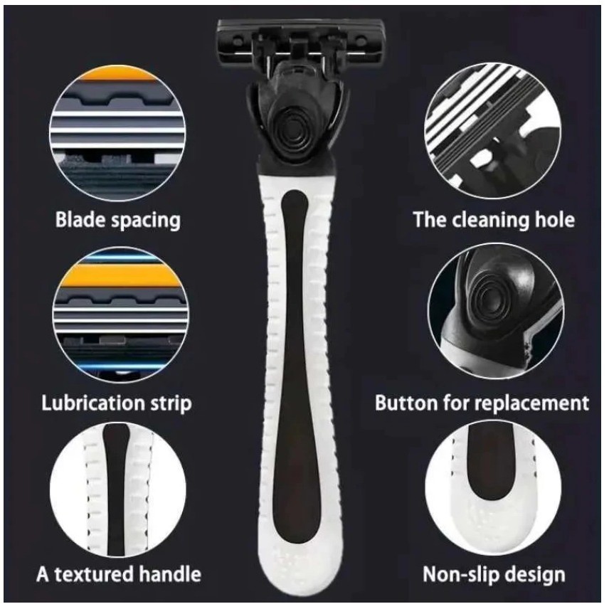 LANGSUNG KIRIM Pisau Cukur Manual Cukuran Kumis Dan Jenggot Alat Cukur Kumis dan Jenggot **