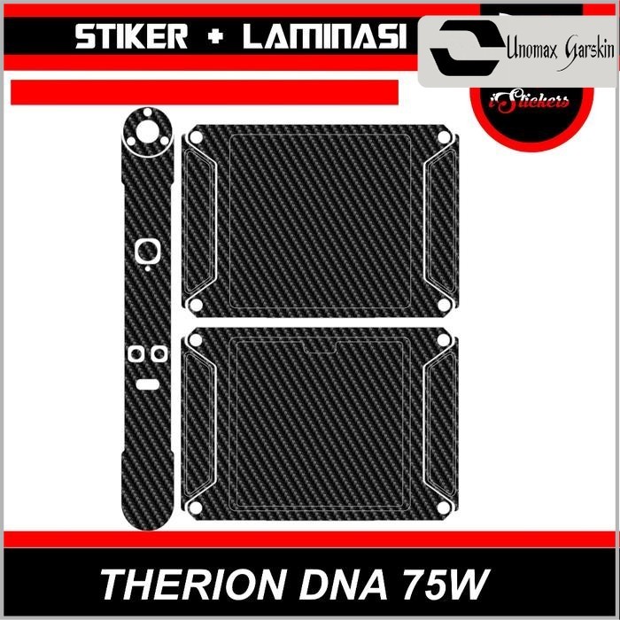 

[UNOMAX GARSKIN] {BISA SEMUA TIPE MOD} SKIN GARSKIN CARBON THERION DNA 75W - THERION DNA 75C BISA REQUEST MOTIF - CARBON, THERION DNA 75W