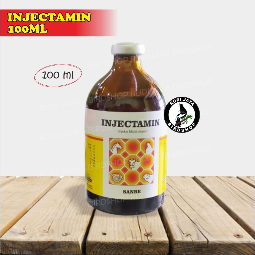 SEDIA INJECTAMIN INJECT TAMIN 100ML INJEKSI SANBE OBAT VITAMIN HEWAN TERNAK SAPI KAMBING UNGGAS