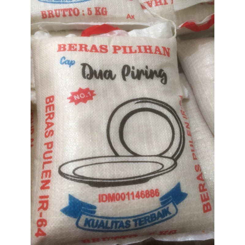 

Beras Putih, Beras Pulen, Beras Enak 5kg cap dua piring