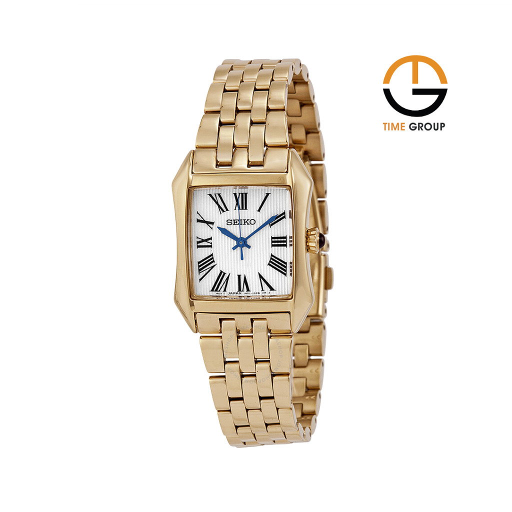 JAM TANGAN WANITA SEIKO SXGP22 SXGP22P1 ANALOG GOLD STAINLESS STRAP ORIGINAL