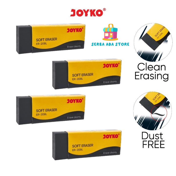 

Penghapus Joyko 526-B20 Soft Eraser Hapusan Besar Hitam Putih - SAS88