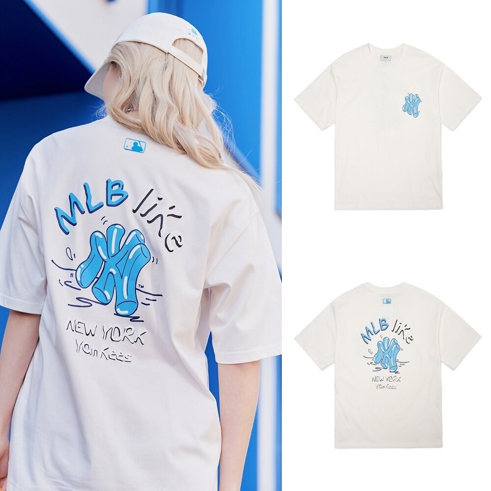 Kaos T-shirt MLB YANKESS MLB KOREA MLB LA TEE 100% Cotton