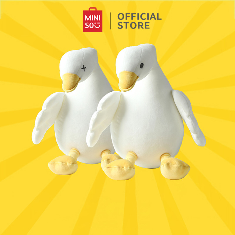 MINISO Mainan Boneka Mewah Angsa Boneka Mewah Angsa Putih Lucu