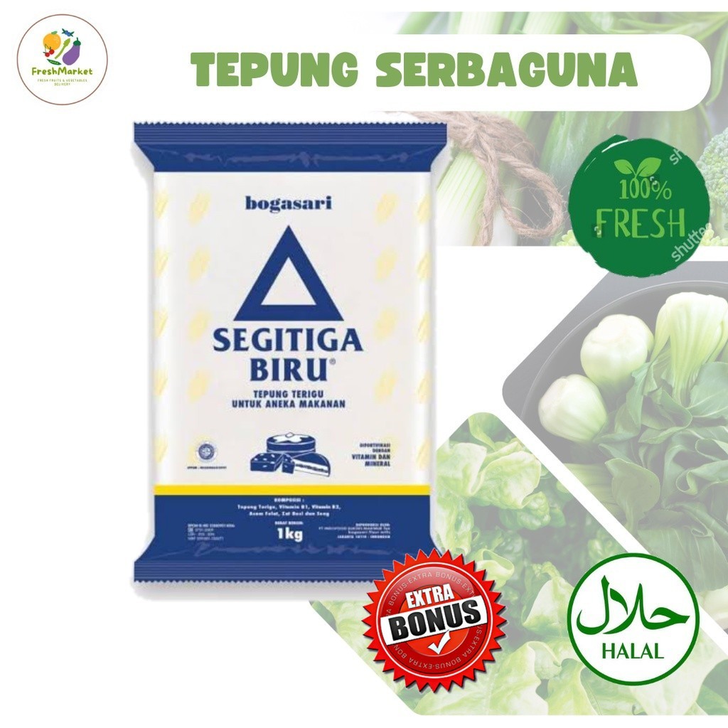 

Tepung Segitiga Biru 1 Kg Sayurinstant