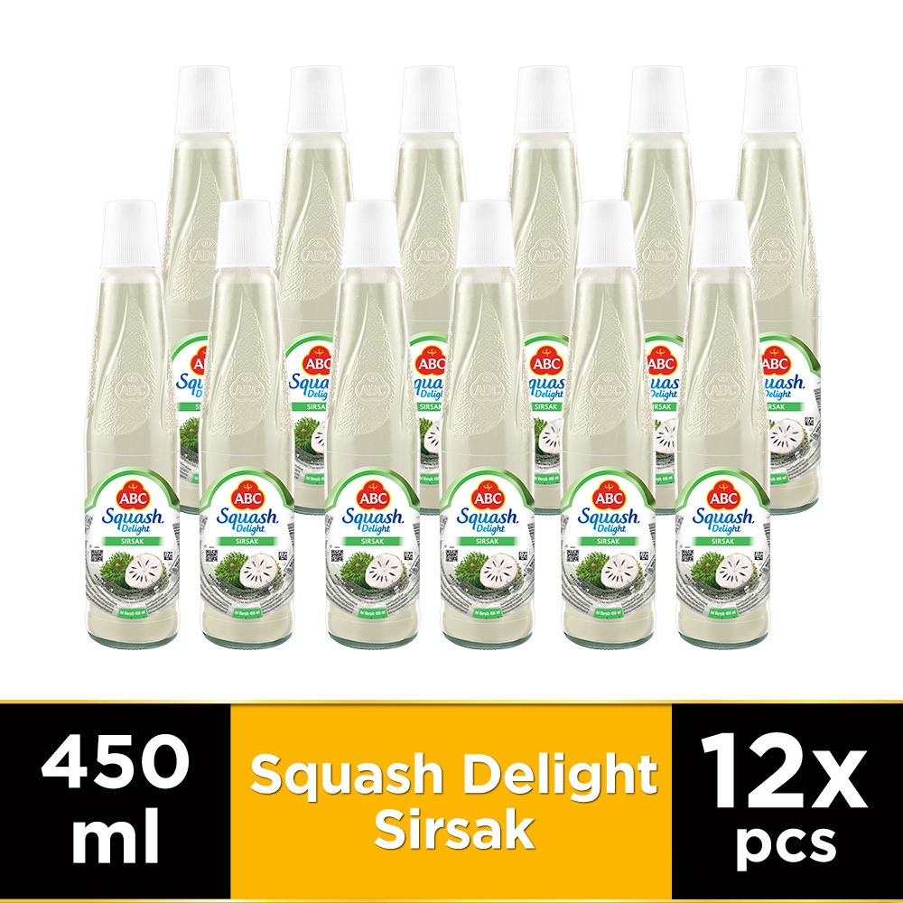 

ABC Sirup Squash Delight Sirsak 450 ml - Multi Pack 12 pcs