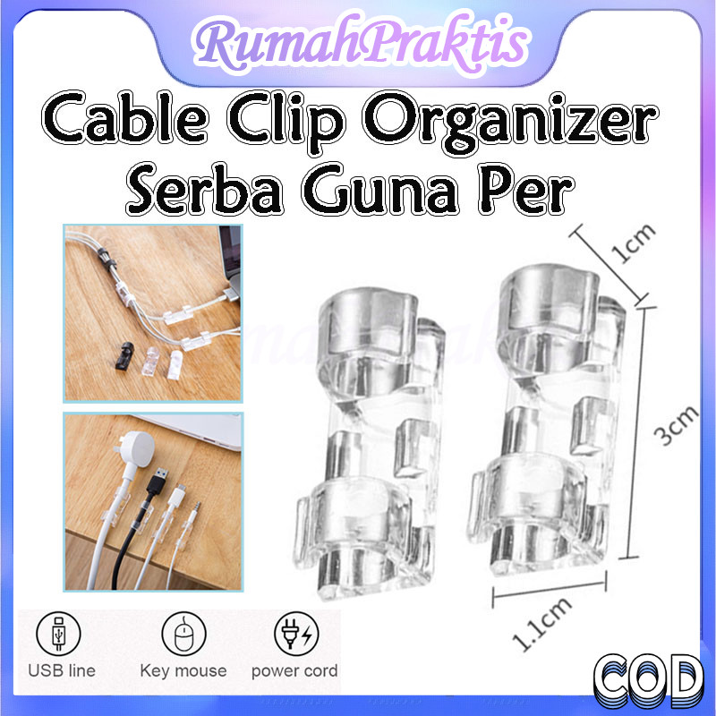 kleman kabel tempel /penjepit kabel klip / klip tempel perapi kabel isi /penjepit kabel klip tempel 