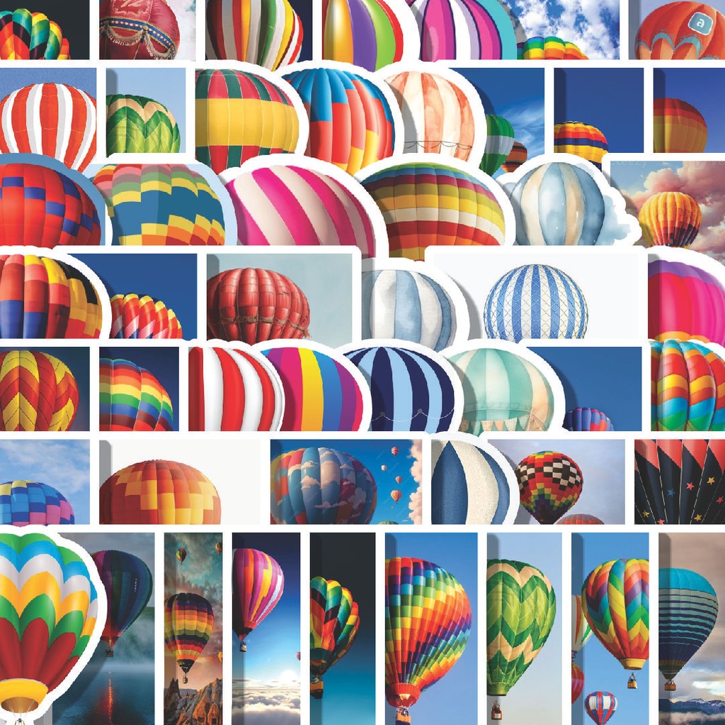 

Stiker Cutting Pack Stiker Ballon Udara Series Isi 100Pcs Series Aesthetic Lucu Keren Untuk Koper Bahan Vynil