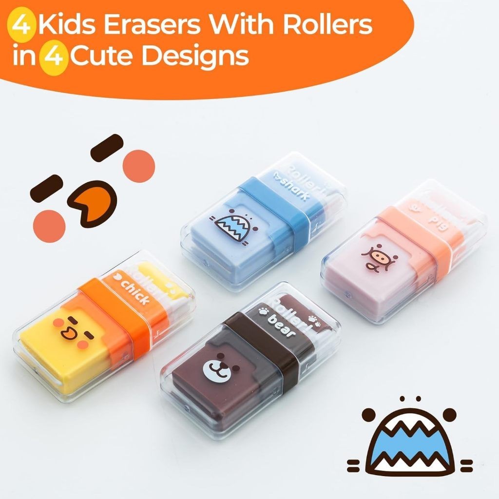 

M&G animal roller eraser /penghapus + roller (AXP963)