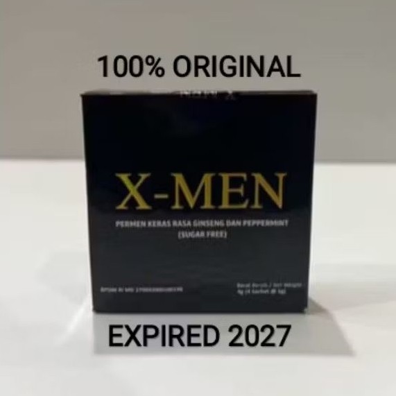 

PERMEN GINGSENG X MEN CANDY STAMINA PRIA 1 KOTAK 4Pcs TAHAN LAMA X MEN CANDY