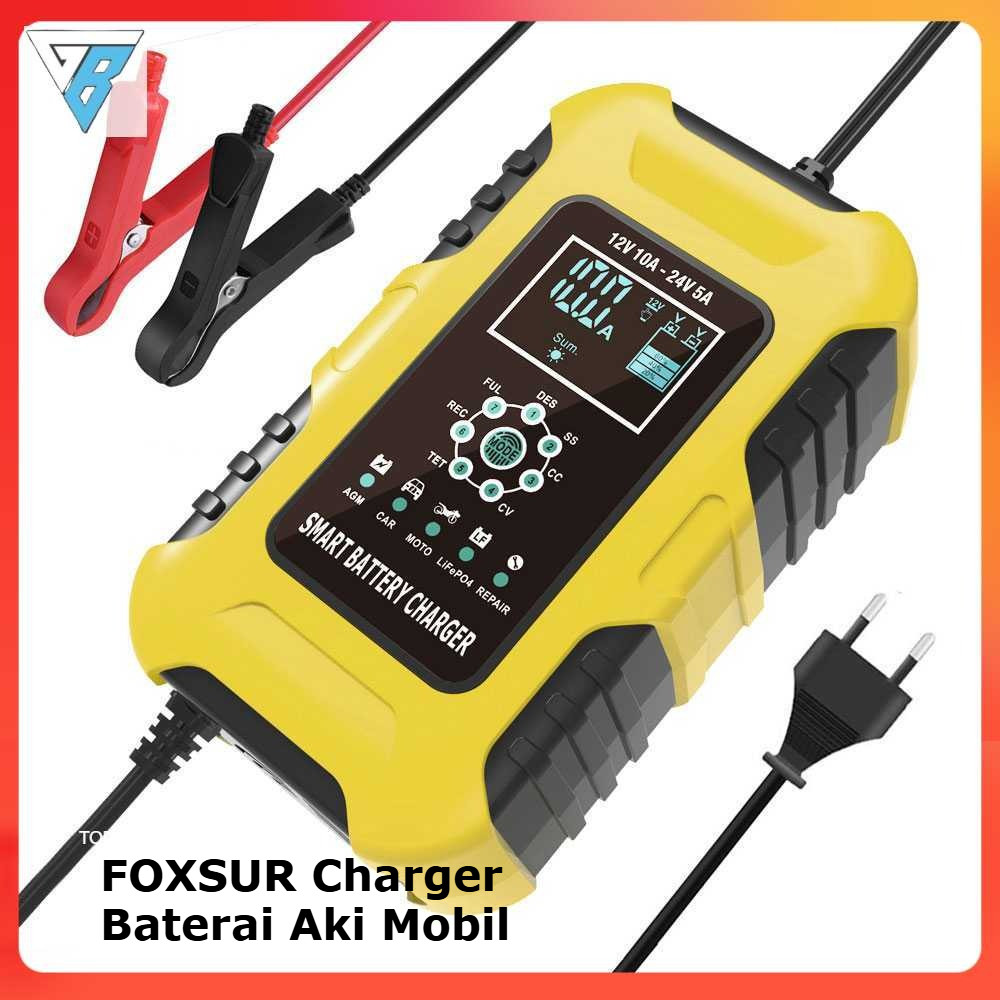 Charger Baterai Aki Mobil Automatic Detection 180AH 12/24V - FBC122410D