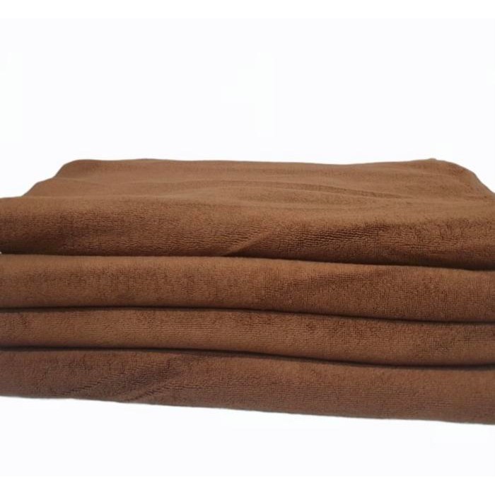 keset kaki handuk hotel bintang lima five stars 50x75 lenuta cotton - Coklat