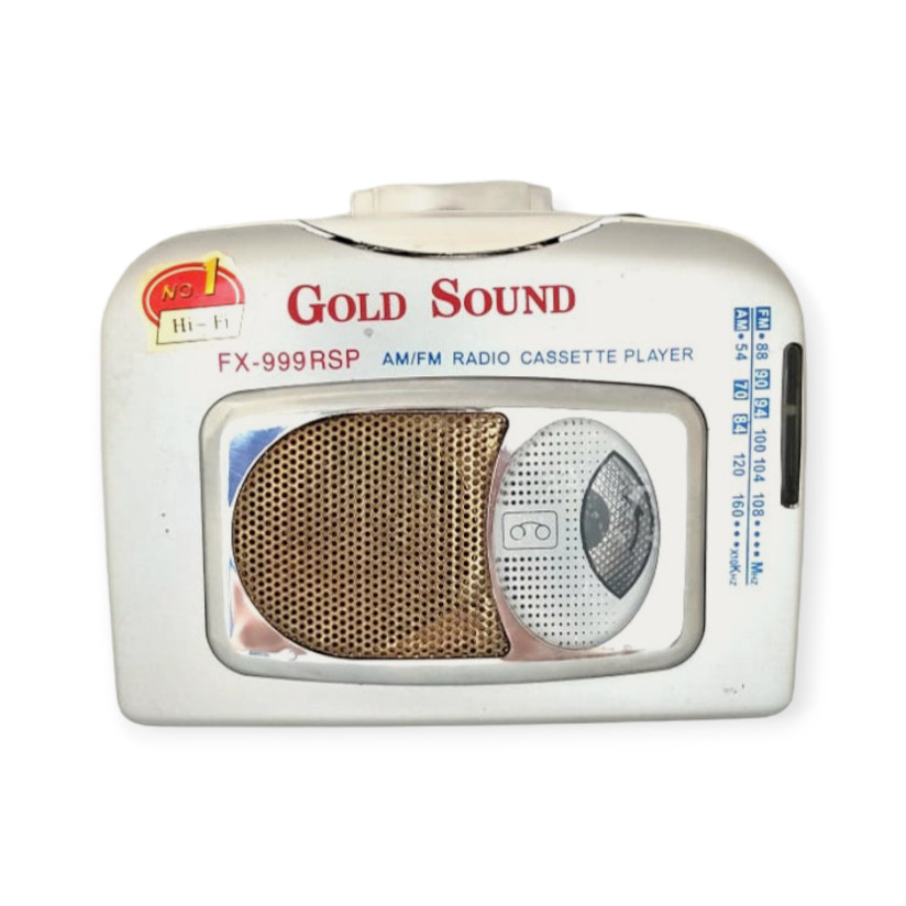 Walkman Kaset Radio FM AM Pemutar Kaset Portable Walkman Radio GS999