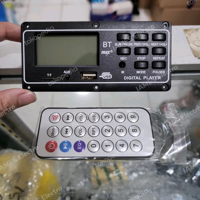 kit mp3 bluetooth lcd display pcb besar 12v MAX