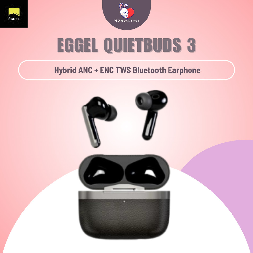 Eggel QuietBuds 3 Hybrid ANC + ENC TWS Bluetooth Earphone