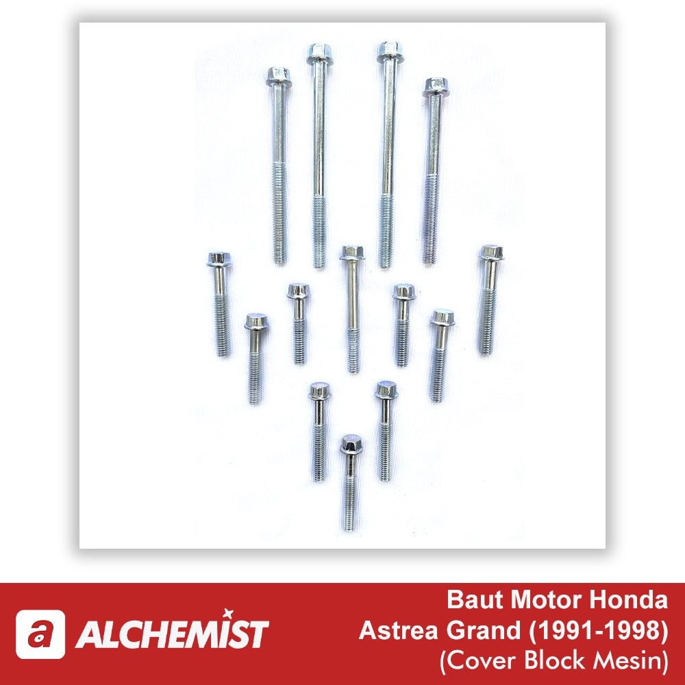 COD / Promo / Original / Baut Block Mesin Astrea Grand / Baud Bak Mesin Kanan Kiri Honda Astrea Gran