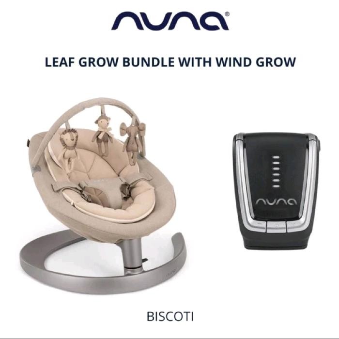 Nuna Leaf Grow Free Nuna Wind Grow dan Nuna Toybar / Bouncer Nuna Bayi - Peach