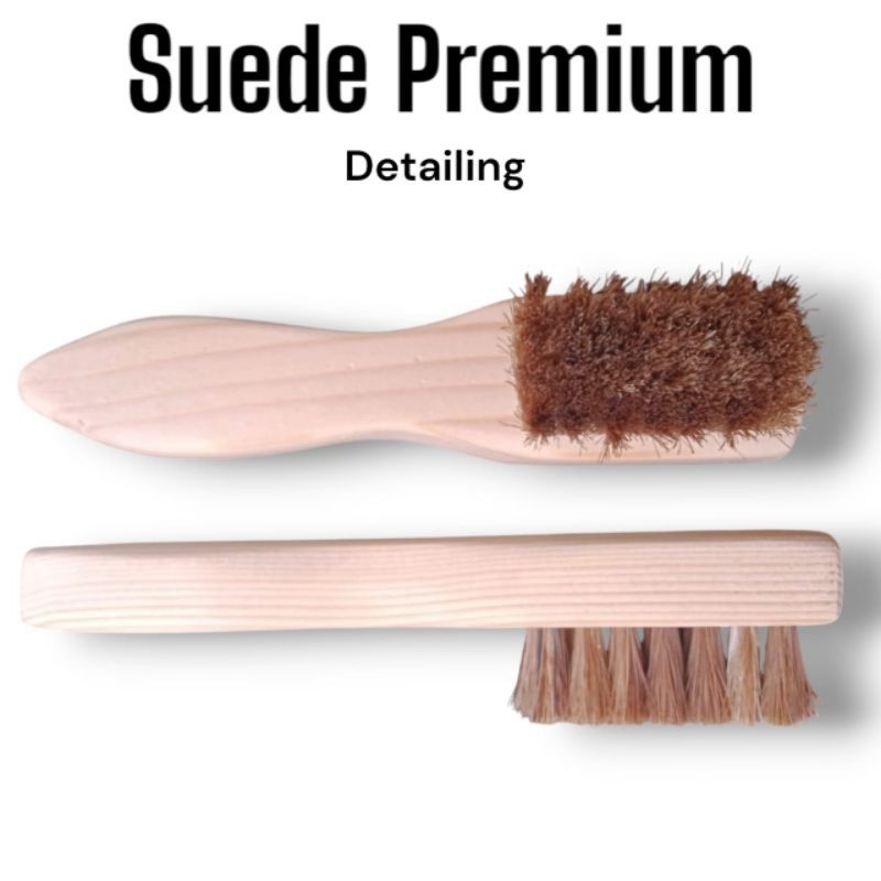 Detailing Brush | Sikat Bulu Kuda Premium Untuk Semir Sepatu Kulit dan Perawatan Sepatu Suede
