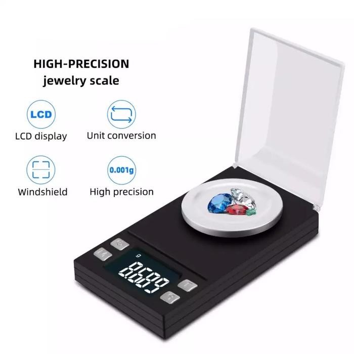 Timbaangan Emas 100gram Akurasi 0.001gr / Pocket Scale - 10g/0.001g (Sale)