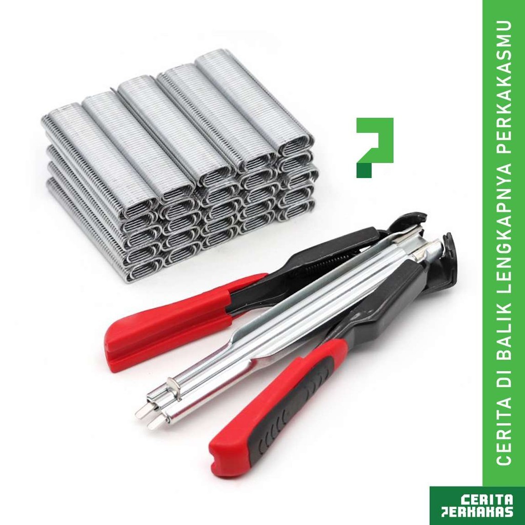 TEAMOR Hog Tang Ring CP / Pengikat Kandang M-Ring Paku Tipe C / Staples Plier