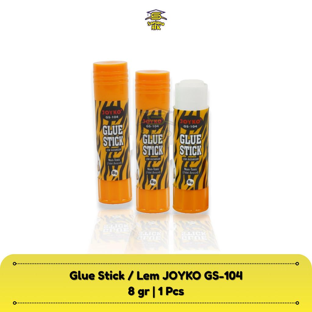 

Glue Stick / Lem Batang / Lem Stik Kertas Joyko GS-104 / 8 gram
