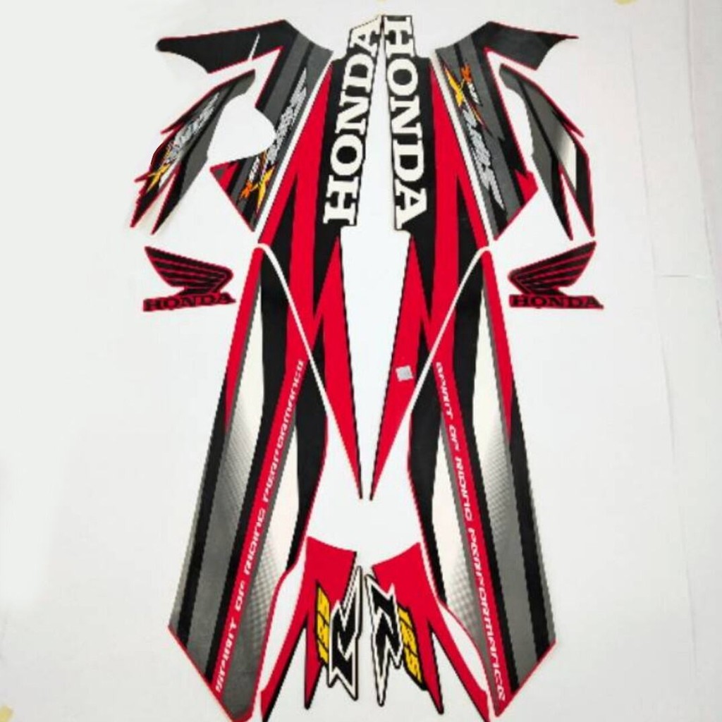 Striping Ori body Honda Supra X 125R 2006 stiker bawaan original bodi honda supra x old supra x 125 