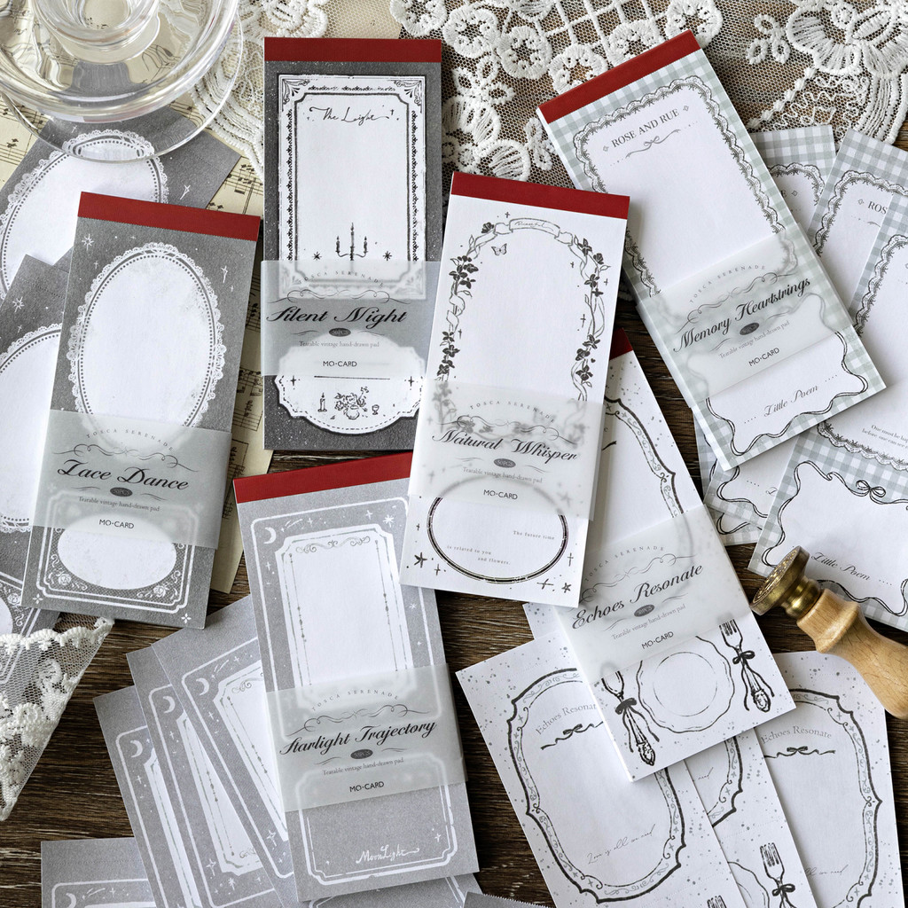 

50Pcs Minimalist style framework Material Paper Junk Journal Planner Scrapbooking Vintage Decorative Collage DIY Craft Art Paper