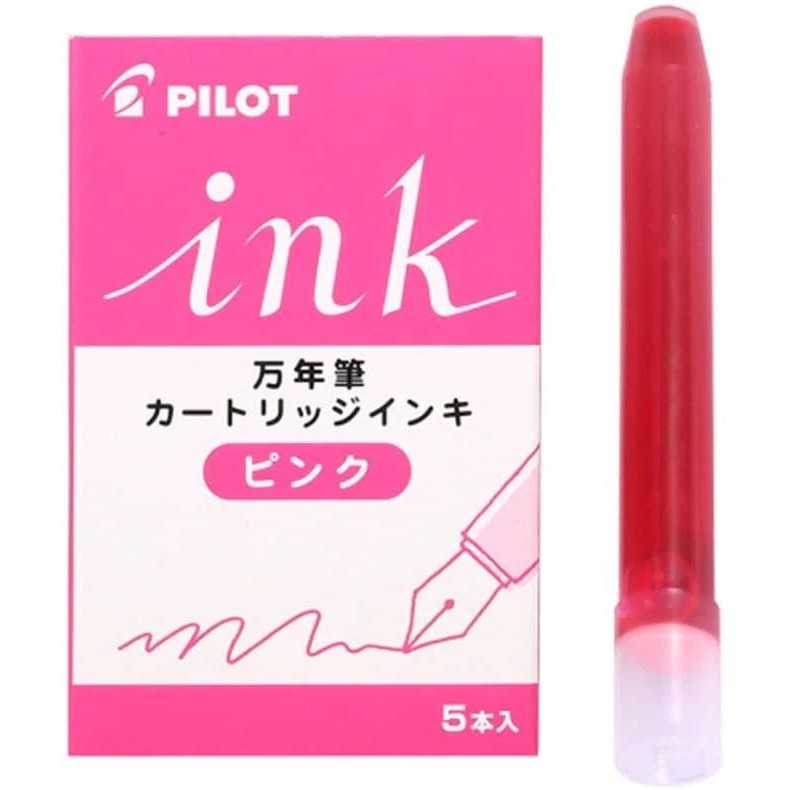 

PROMO AKSESORIES~[Terjangkau] Pilot Kakuno Ink Cartridge Refill Gel Ink Tinta Isi Ulang Isi 5 IRF-5S - Pink