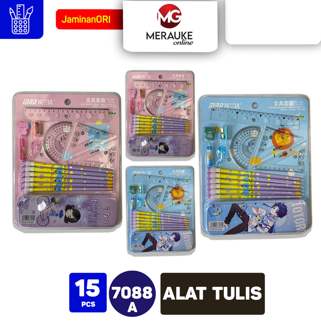 

Paket stationery set ZAIXIN 7088