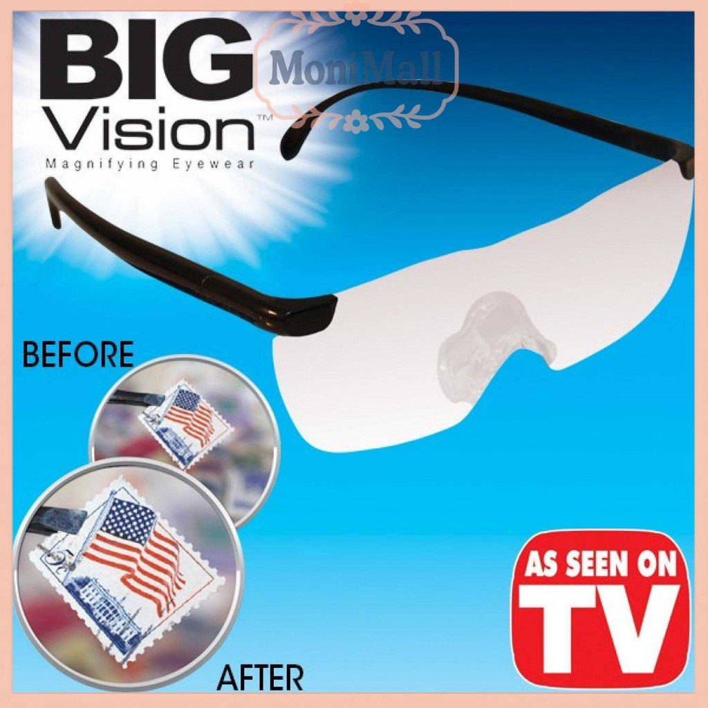 

Big Vision Kacamata Pembesar Magnifying Glass 120% Magnification - TVP