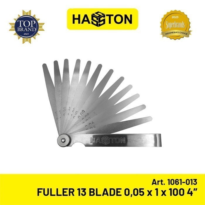 

HASSTON FULLER 13 BLADES 4'' (0.05 - 1.00MM) (1061-013) / TOOLS – NEX TOOLS