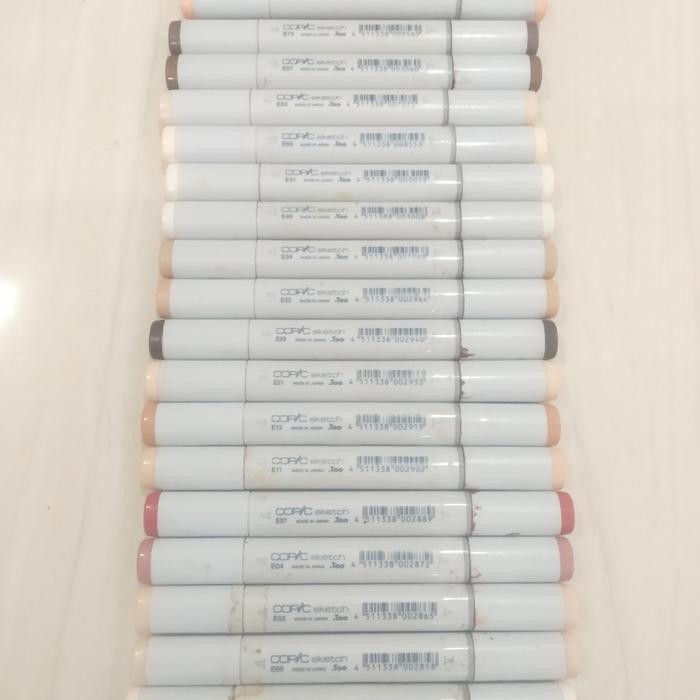 

Copic Sketch E series Preloved