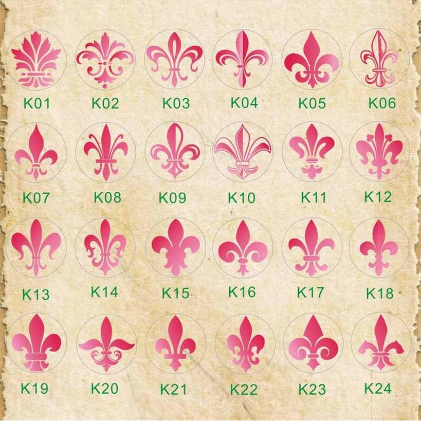 

1x Wax Seal Stamp Decorative Fleur de Lys wax seal stamp, Envelope seal DIY wax seal wedding stamp vintage custom design stamps