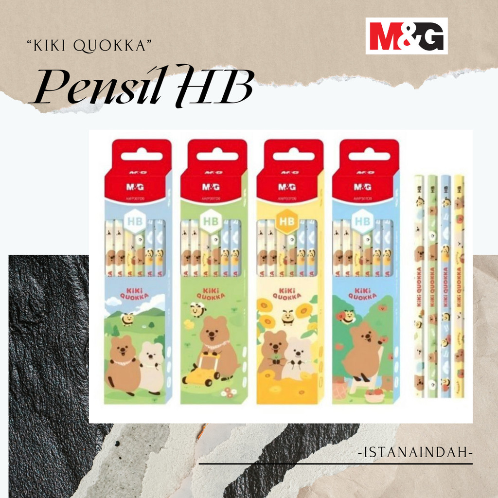 

M&G KIKI-QUOKKA HB Hex Wood pencil AWP307D9