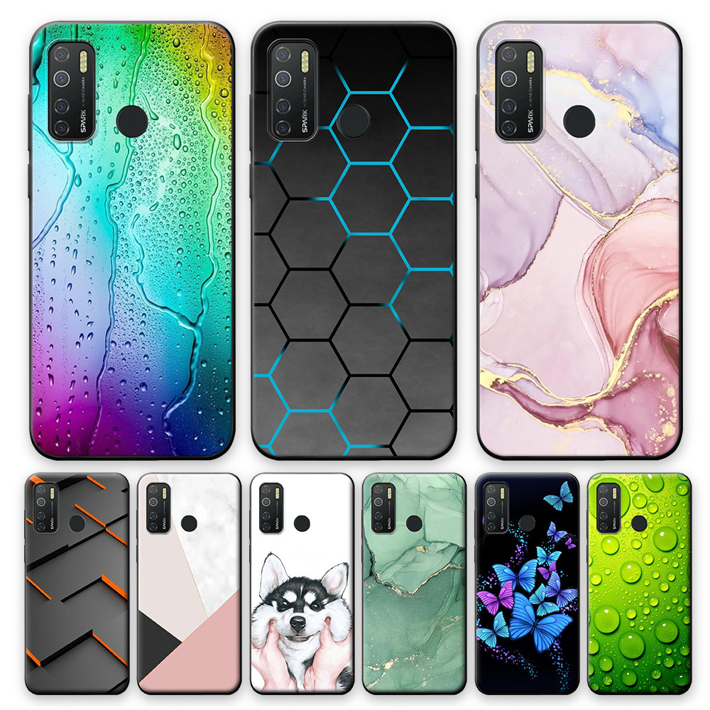 For Tecno Spark 5 Pro Case Shockproof Phone Case For Tecno Spark 5 Pro Soft Silicone Cover For Tecno