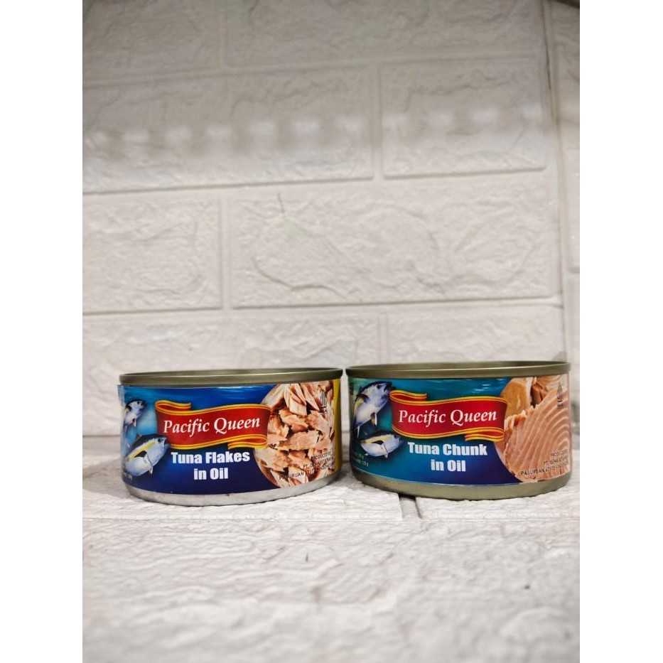 

[TERLARIS] Pacific Queen Tuna in Oil / Tuna Kaleng 185gr - tuna flakes[TERLARIS ]