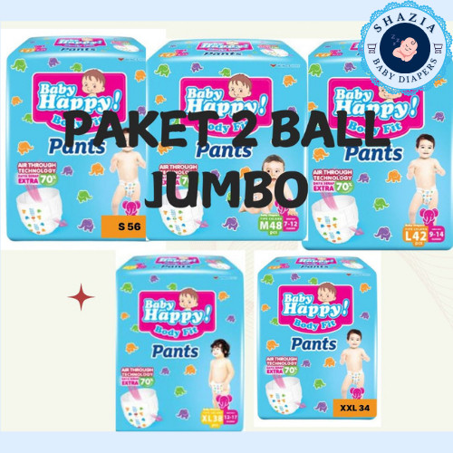 TINATAH BABY HAPPY JUMBO S56/M48/L42/XL38/XXL34 2 BALL