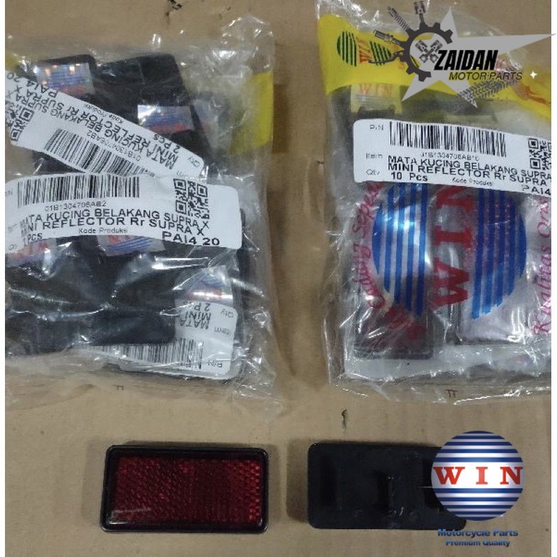 Mata Kucing Spakbor Belakang Supra X Lama | Mini Reflector WIN | reflektor spakbor motor honda old W