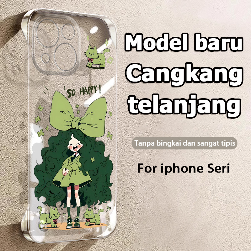 XWWBK049 Case ponsel cocok untUK IPHONE OPPO VIVO REDMI1 S4M5UNG Case Ponsel Transparan Bermotif Gad