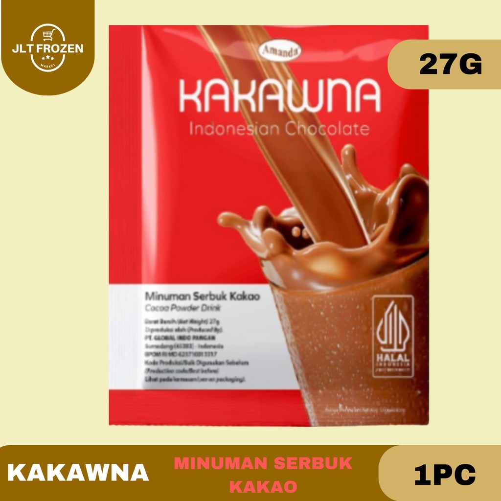 

Kakawna Chocolate Drink Powder 27g-1PC / Minuman Serbuk Kokoa