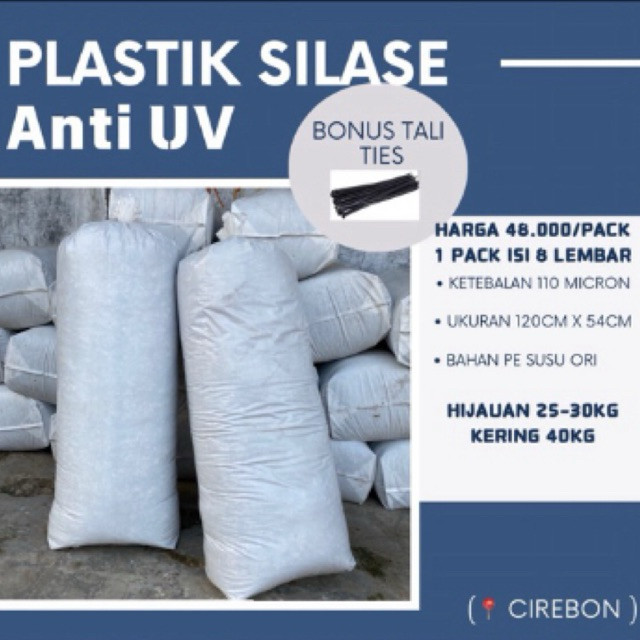 liana_roroSHOPplastik silase anti UV isi 8 ketebalan 110micron plastik tebon jagung plastik silase