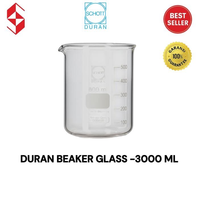 Duran Beaker Glass 3 liter