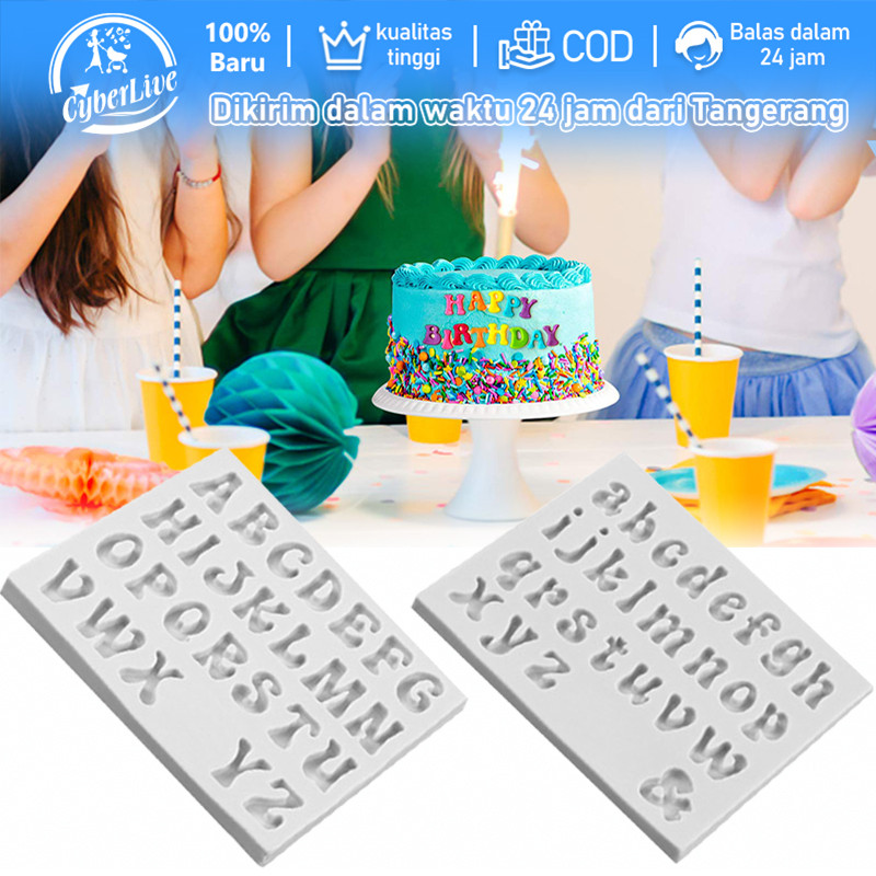 

Cetakan Huruf Silikon Cetakan Fondant Huruf Cetakan Dekorasi Happy Birthday