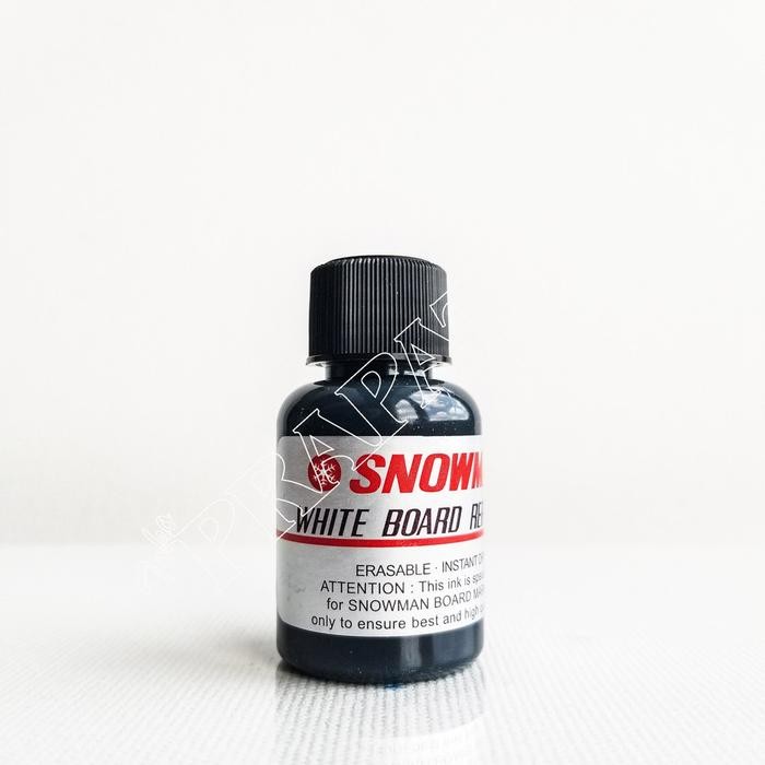 

isi ulang / Refill Tinta Snowman Whiteboard Hitam, Biru, Merah, Hijau - Hijau