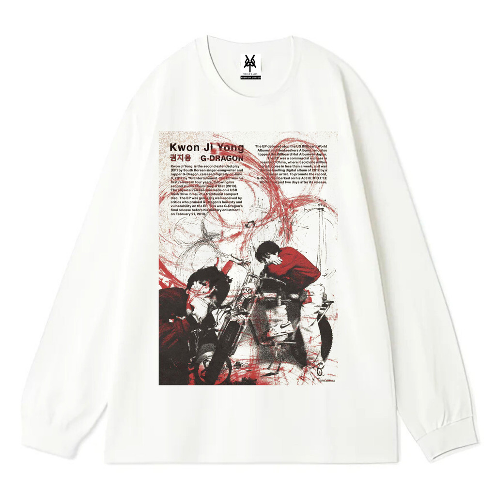 Patternmerch "kwon ji yong G-dragon" Oversize T-Shirt | Longsleeve Oversized | Kaos