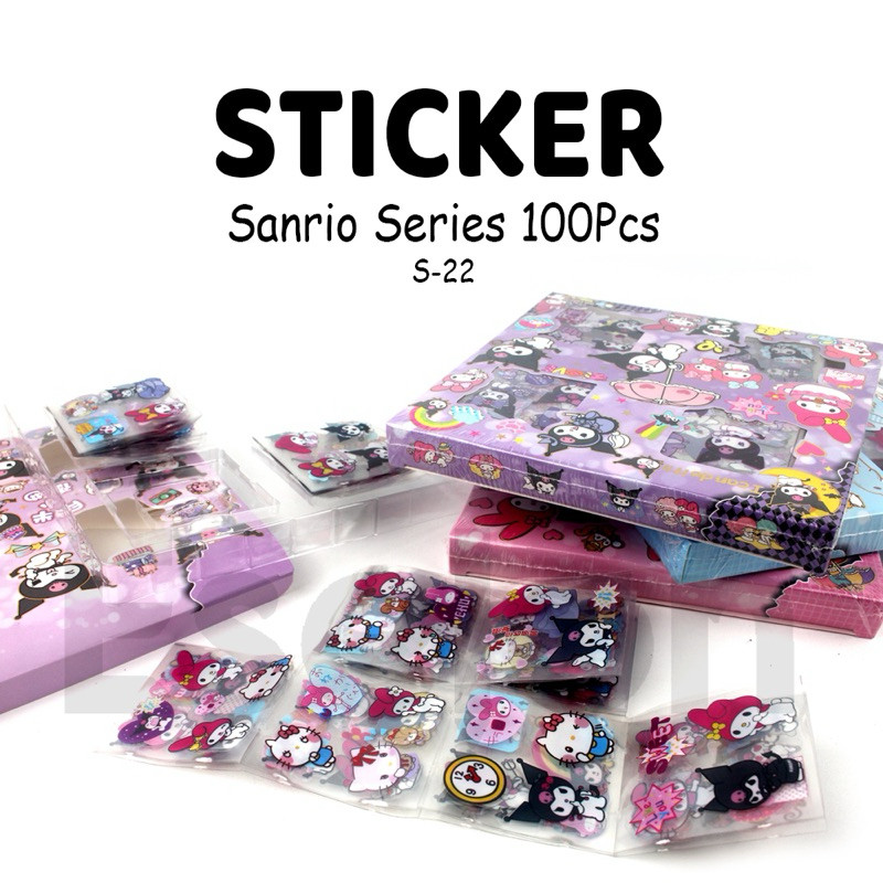 

♚100lbr Sticker Karakter Boneka S-22/Sticker Hias Anti Air Fancy Cewek♚