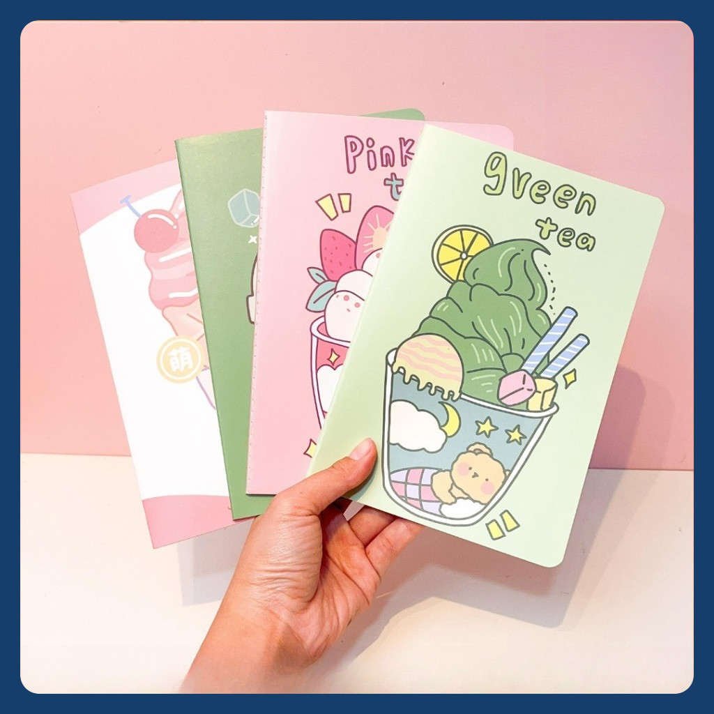 

BUKU UKURAN A5 18x14 CM MOTIF MINUMAN KELINCI BOBA BK 1997 - BOOK Notebook bergaris A5/Buku Tulis Sekolah lembar garis standar